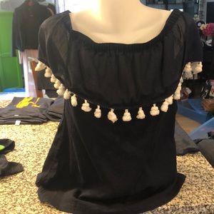 Sail to Sable off the shoulder top